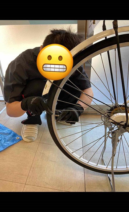 自転車整備！